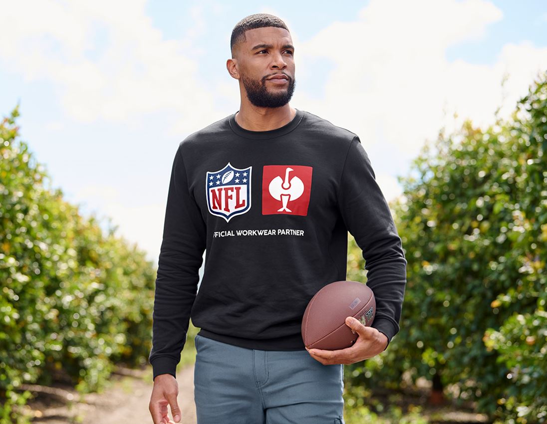 Collaborazioni: NFL Sweatshirt cotton + nero 1