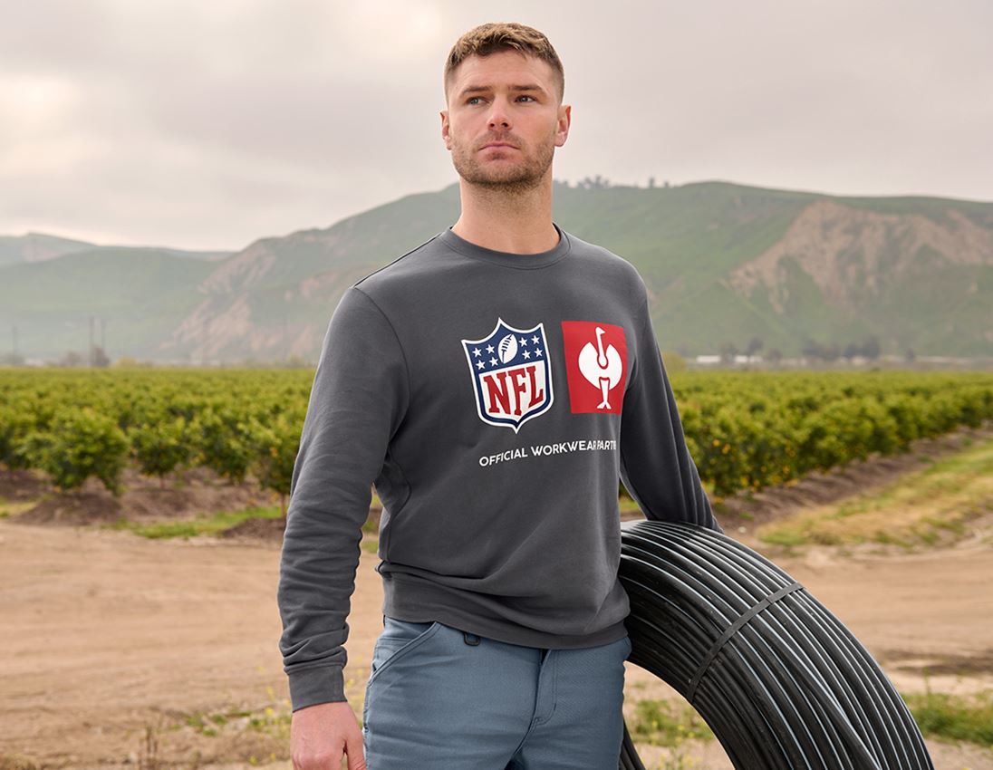 Kollaborationen: NFL Sweatshirt cotton + carbongrau 1