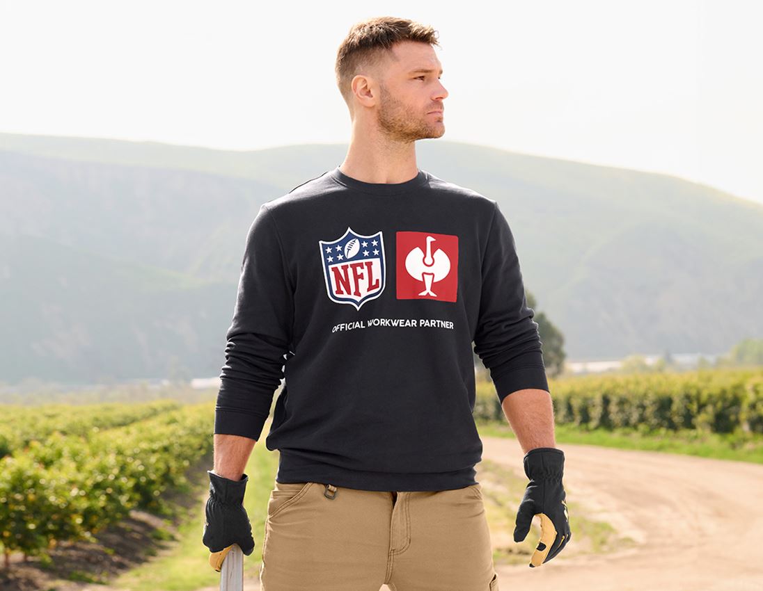 Collaborazioni: NFL Sweatshirt cotton + nero 2