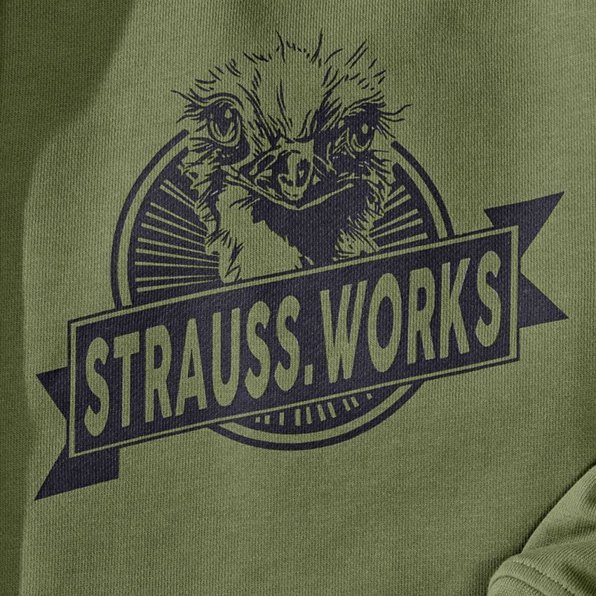 Maglie | Pullover | T-Shirt: Hoody-Sweatshirt e.s.iconic works, bambino + verde montagna 2