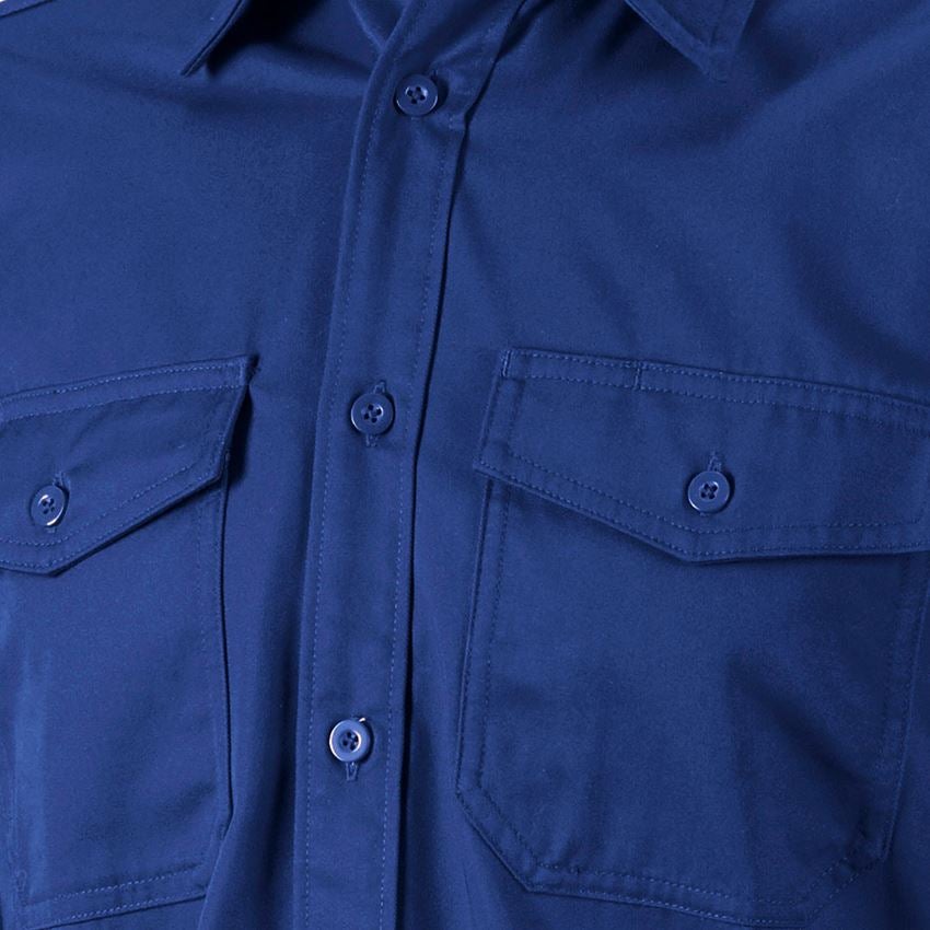 Maglie | Pullover | Camicie: Camicia da lavoro e.s.classic, a manica lunga + blu reale 2