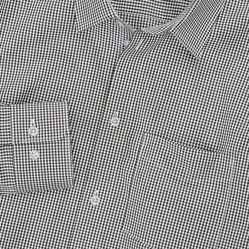 Maglie | Pullover | Camicie: e.s. camicia Business cotton stretch, comfort fit + nero a scacchi 3