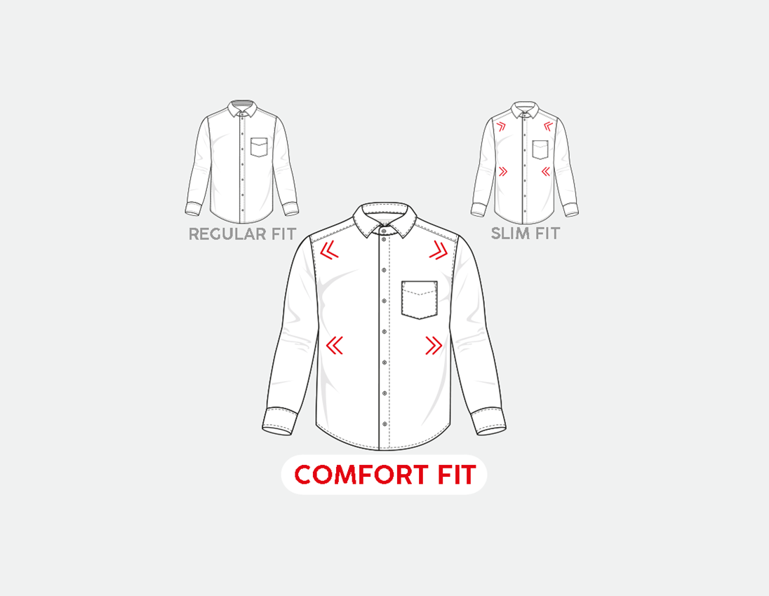 Temi: e.s. camicia Business cotton stretch, comfort fit + grigio nebbia 3