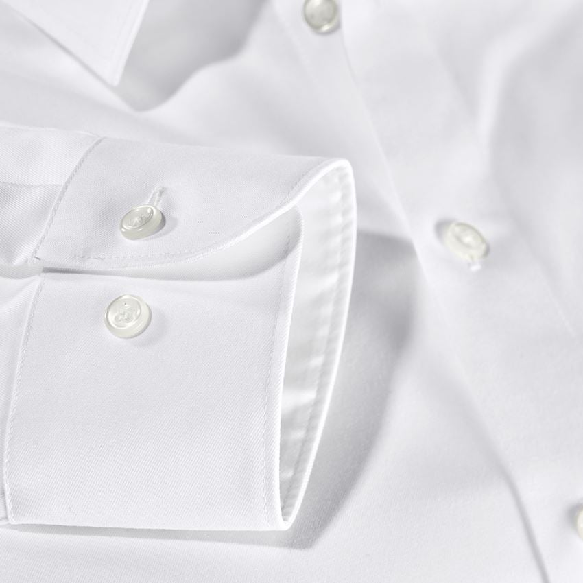 Maglie | Pullover | Camicie: e.s. camicia Business cotton stretch, slim fit + bianco 3
