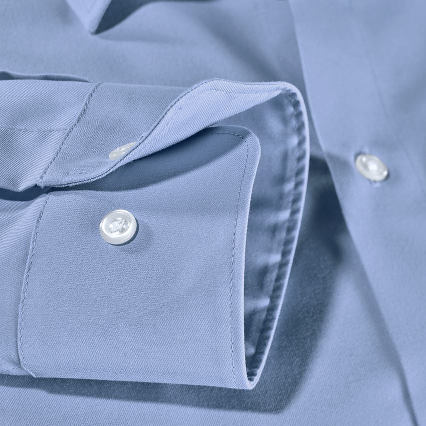 Maglie | Pullover | Camicie: e.s. camicia Business cotton stretch, slim fit + blu gelo 3