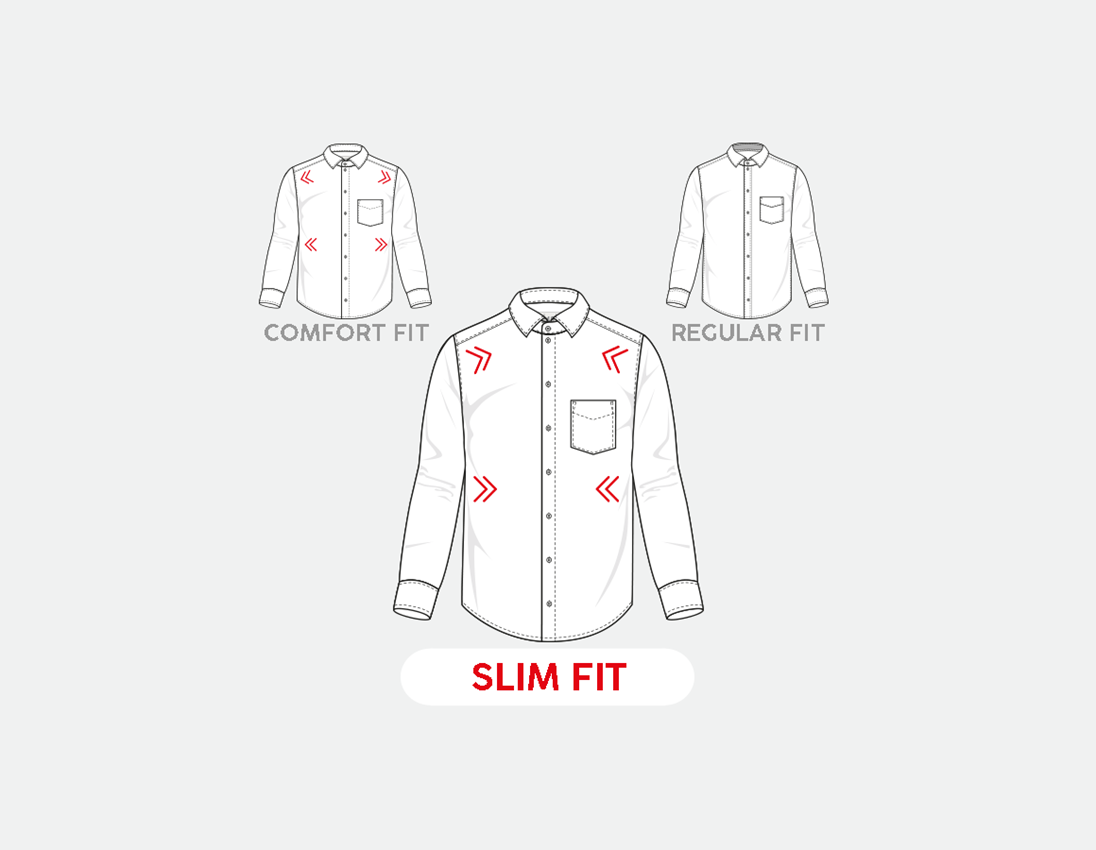 Themen: e.s. Business Hemd cotton stretch, slim fit + nebelgrau 2