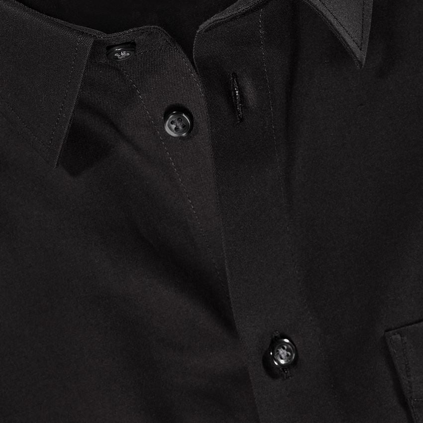 Maglie | Pullover | Camicie: e.s. camicia Business cotton stretch, regular fit + nero 3