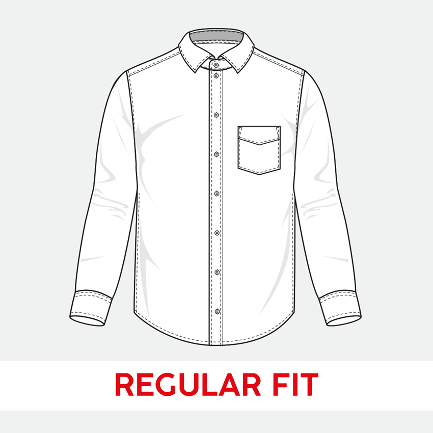 Temi: e.s. camicia Business cotton stretch, regular fit + grigio nebbia 2