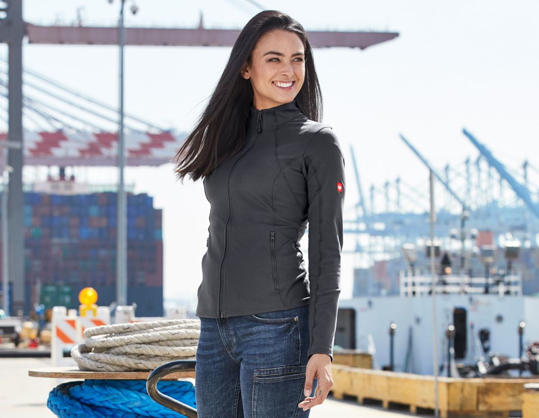 Giacche da lavoro: e.s. giacca funzionale solid, donna + antracite 