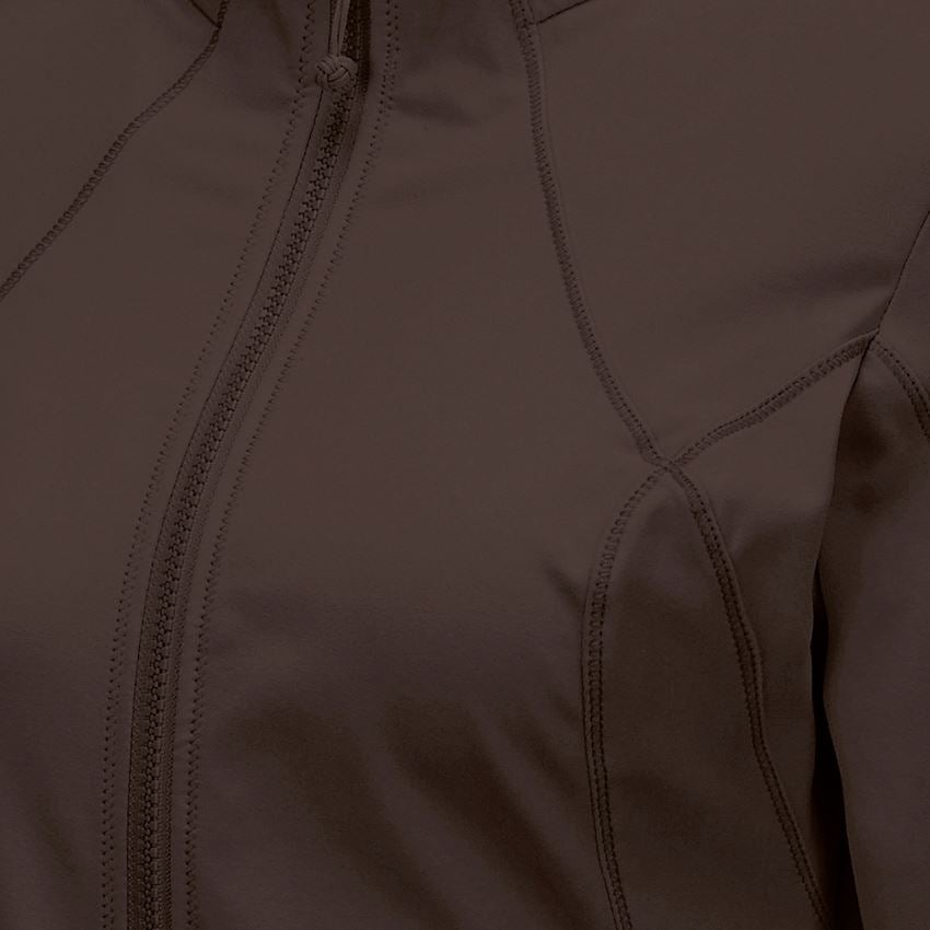 Maglie | Pullover | Bluse: e.s. giacca funzionale solid, donna + castagna 2