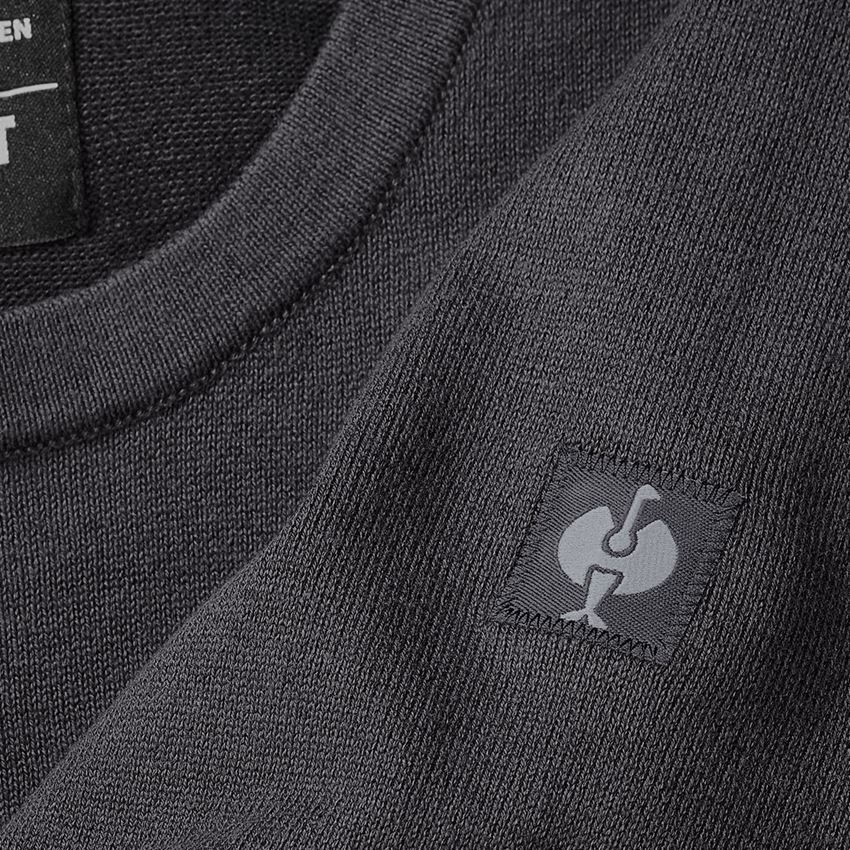 Maglie | Pullover | Camicie: Pullover in maglia e.s.iconic + grigio carbone 2