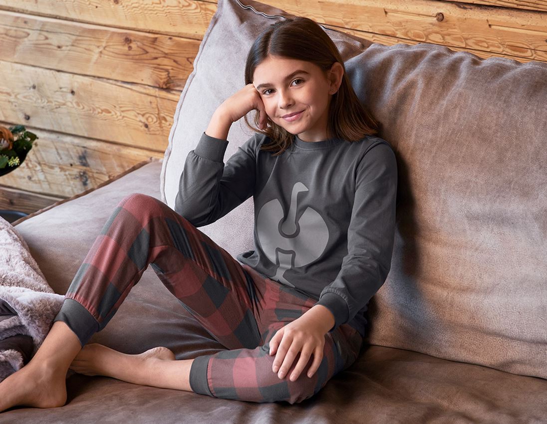 Accessori: e.s. pyjama longsleeve, bambino + grigio carbone 1