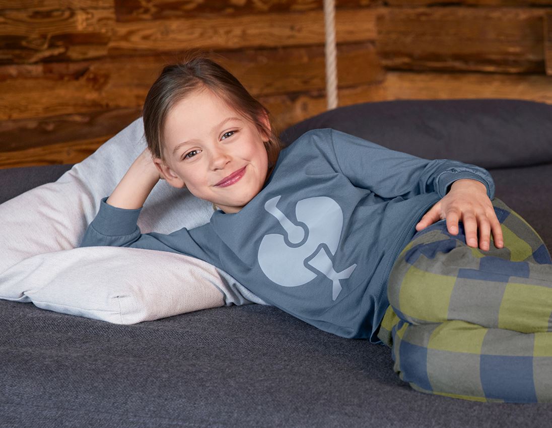 Accessori: e.s. pyjama longsleeve, bambino + blu ossido 1