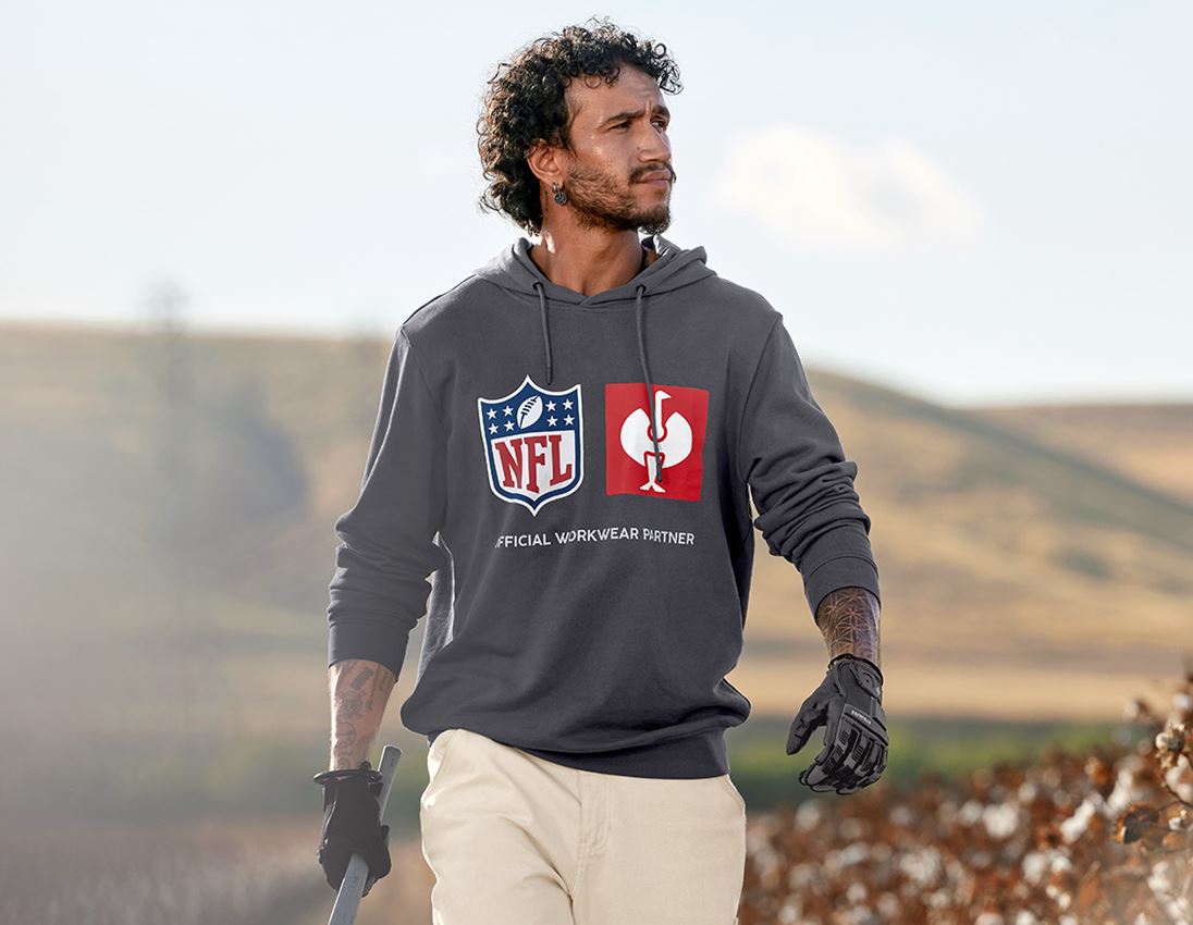 Collaborazioni: NFL Hoodie cotton + grigio carbone 3