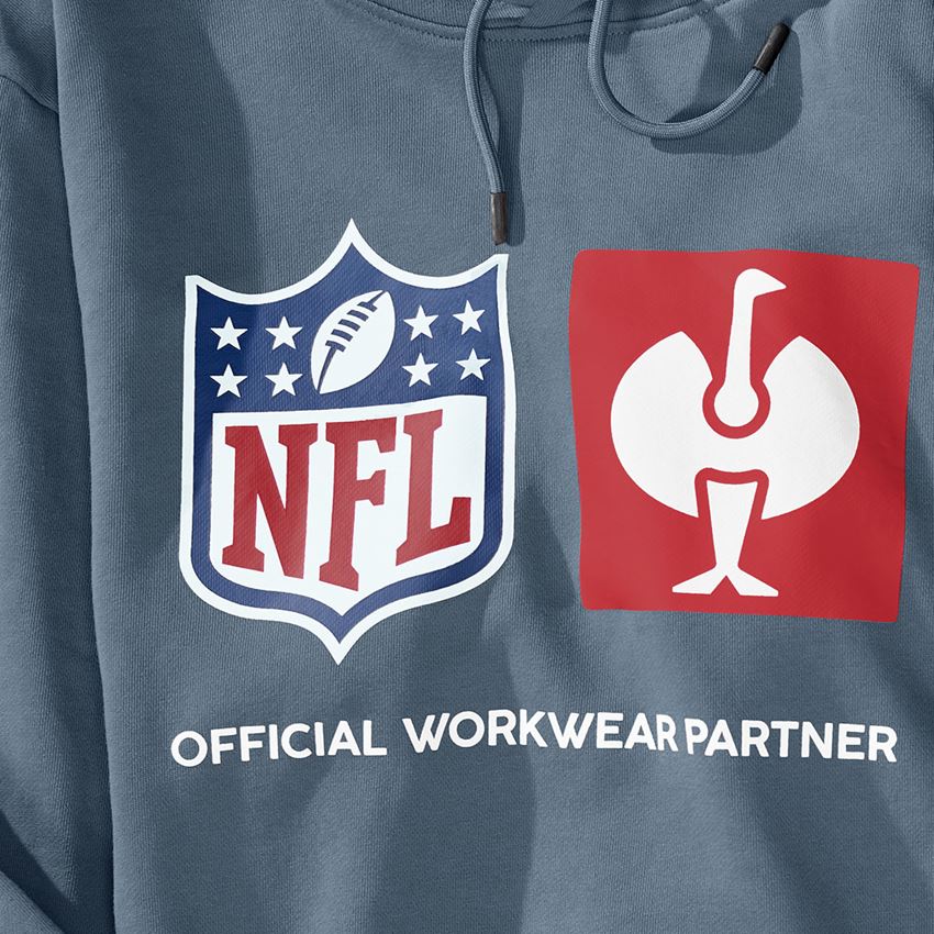 Collaborazioni: NFL Hoodie cotton + blu ossido 2