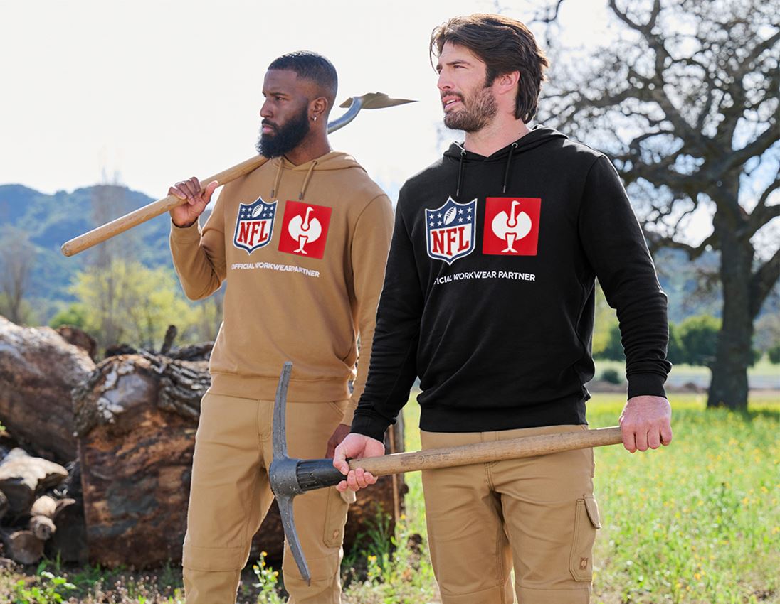 Collaborazioni: NFL Hoodie cotton + nero 1