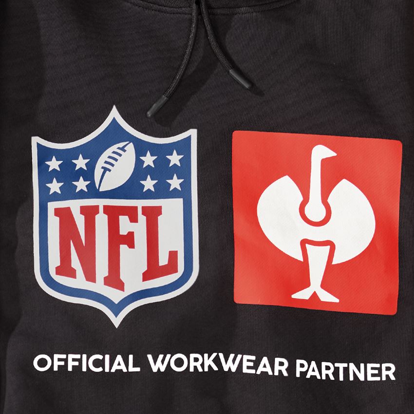 Collaborazioni: NFL Hoodie cotton + nero 2