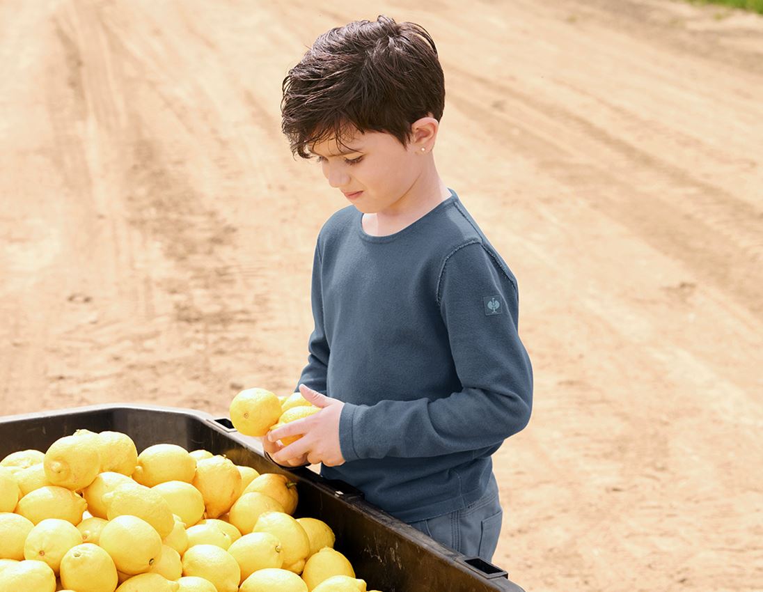 Maglie | Pullover | T-Shirt: Pullover in maglia e.s.iconic, bambino + blu ossido 6