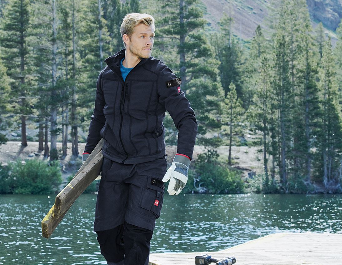 Temi: Giacca Softshell e.s.roughtough + blu notte 1