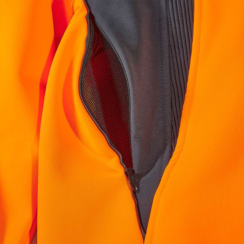 Abbigliamento forestale / antitaglio: Giacca forestale e.s.vision + arancio fluo/nero 2