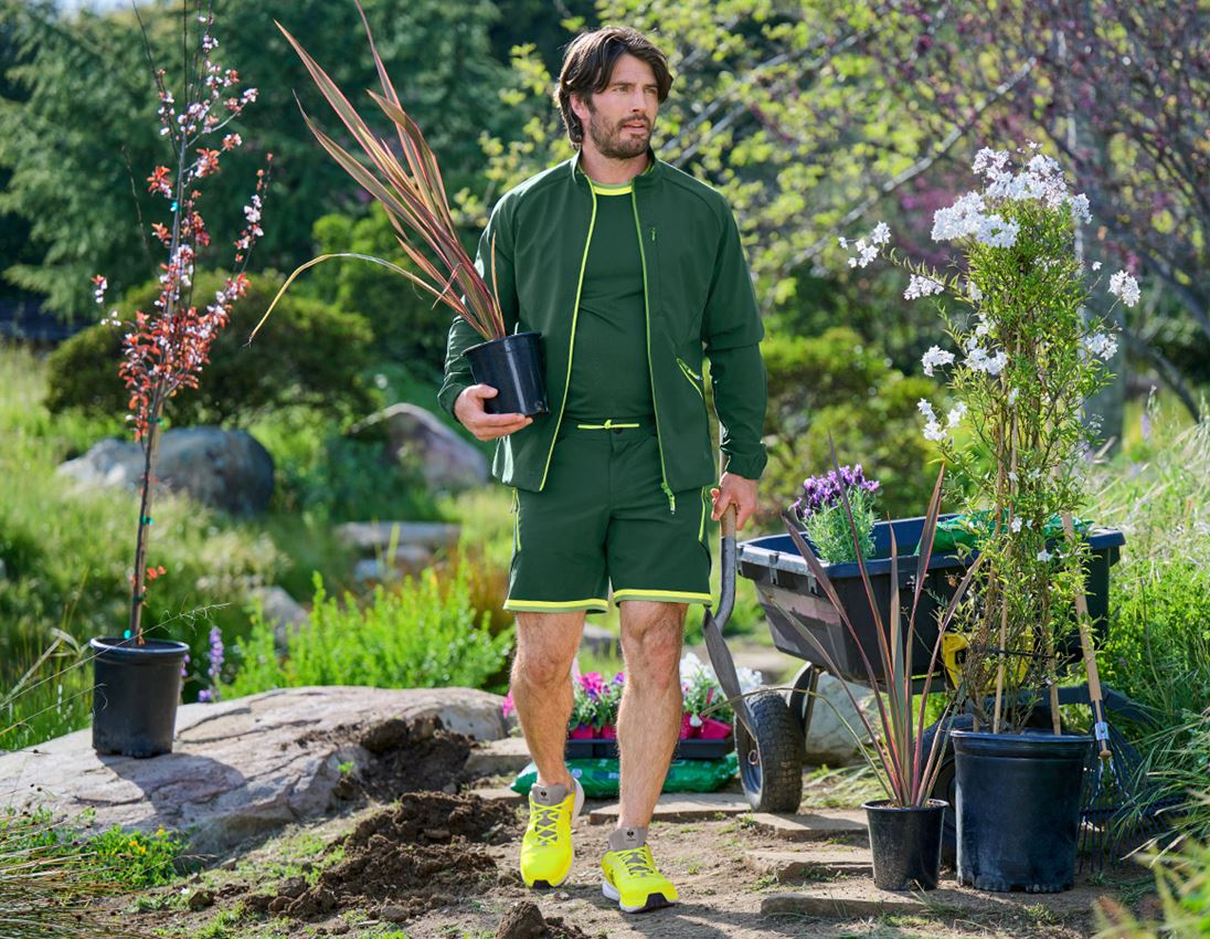 Temi: Giacca Softshell e.s.ambition + verde/giallo fluo 2