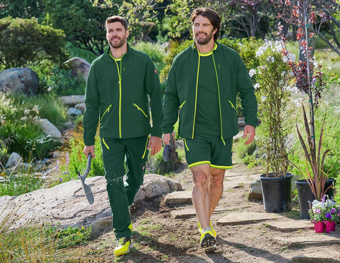 Giacche: Giacca Softshell e.s.ambition + verde/giallo fluo 5