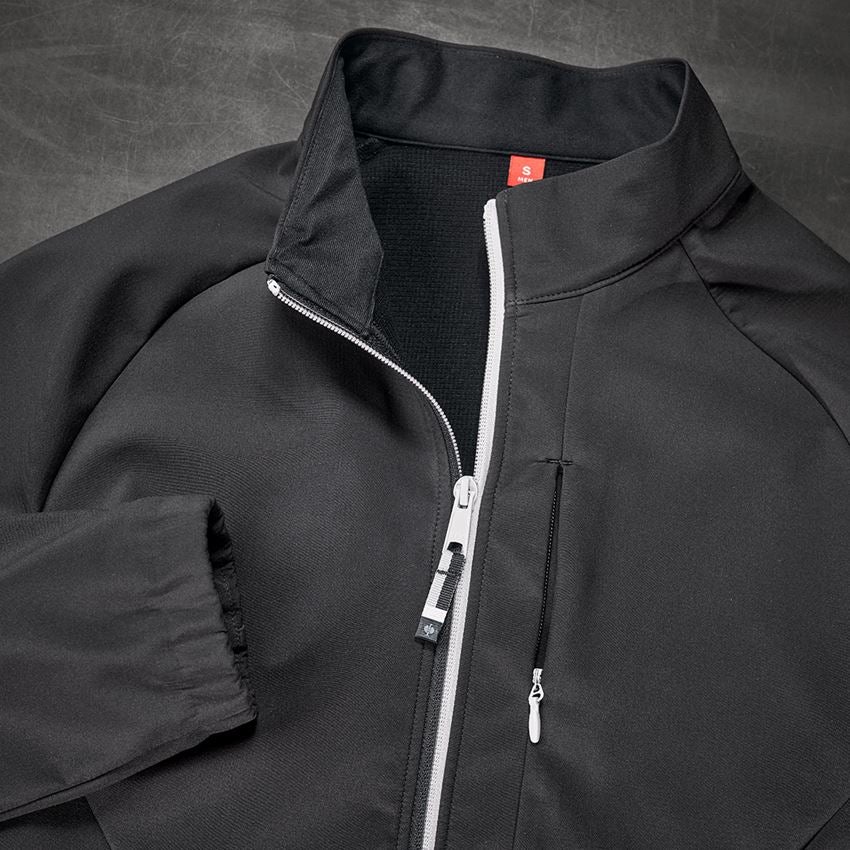 Temi: Giacca Softshell e.s.ambition + nero/platino 2