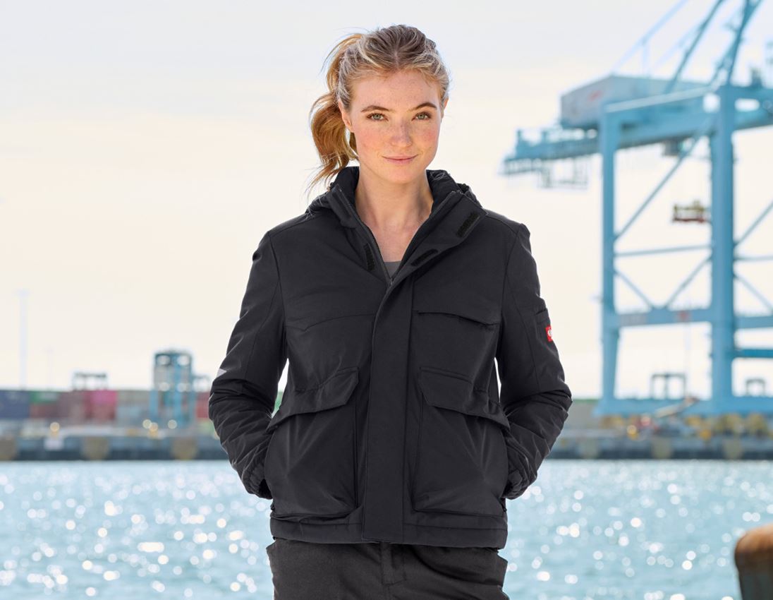 Jacken: Winterjacke e.s.trail pure, Damen + schwarz