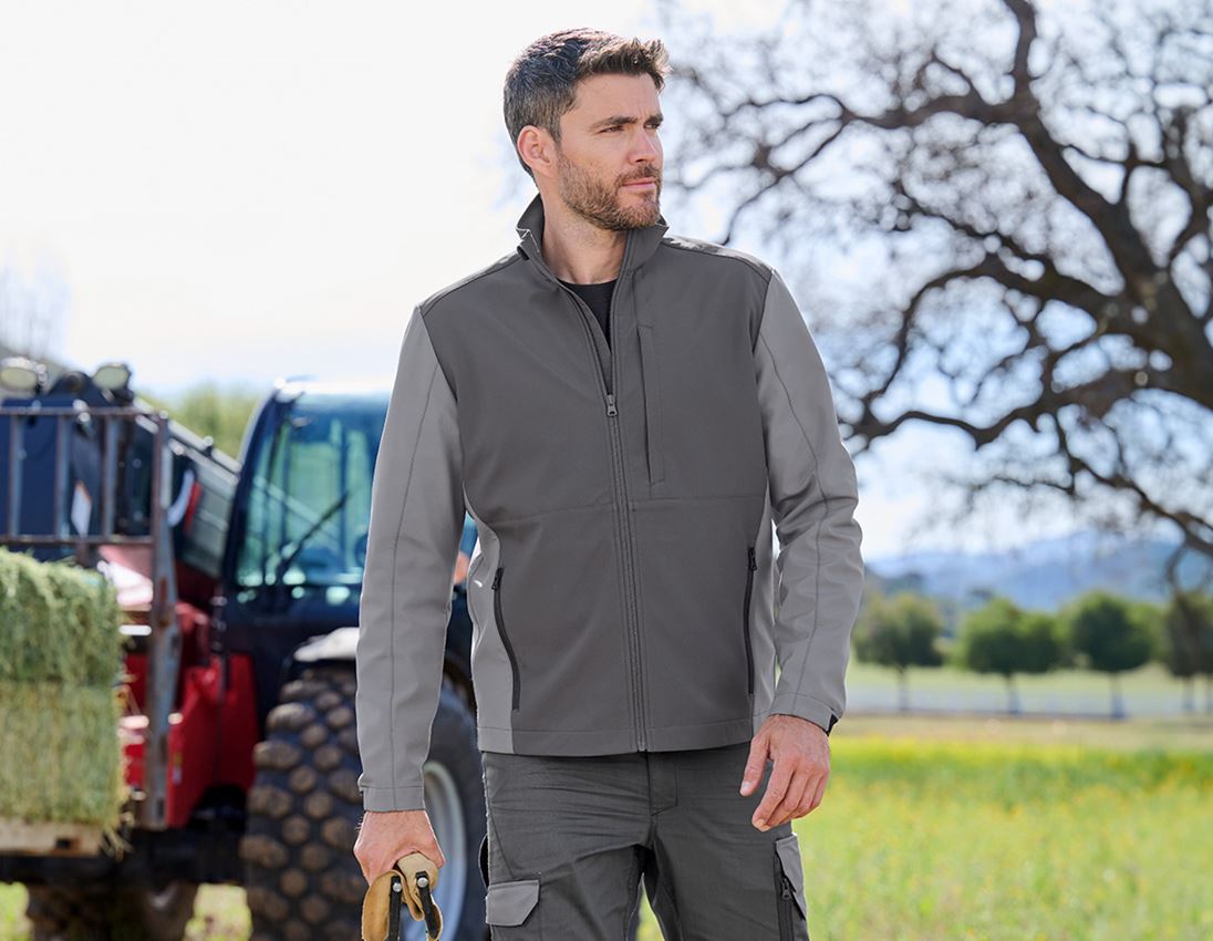 Temi: Giacca Softshell e.s.trail pure + grigio carbone/grigio basalto 7