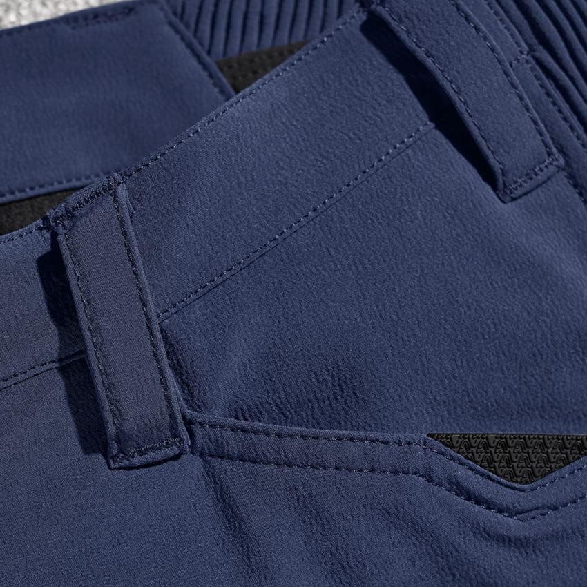 Pantaloni da lavoro: Pantaloni cargo e.s.vision stretch, donna + blu profondo 2