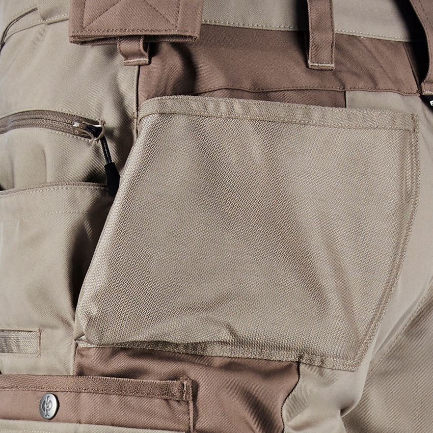Pantaloni: Short e.s.motion + argilla/torba 2