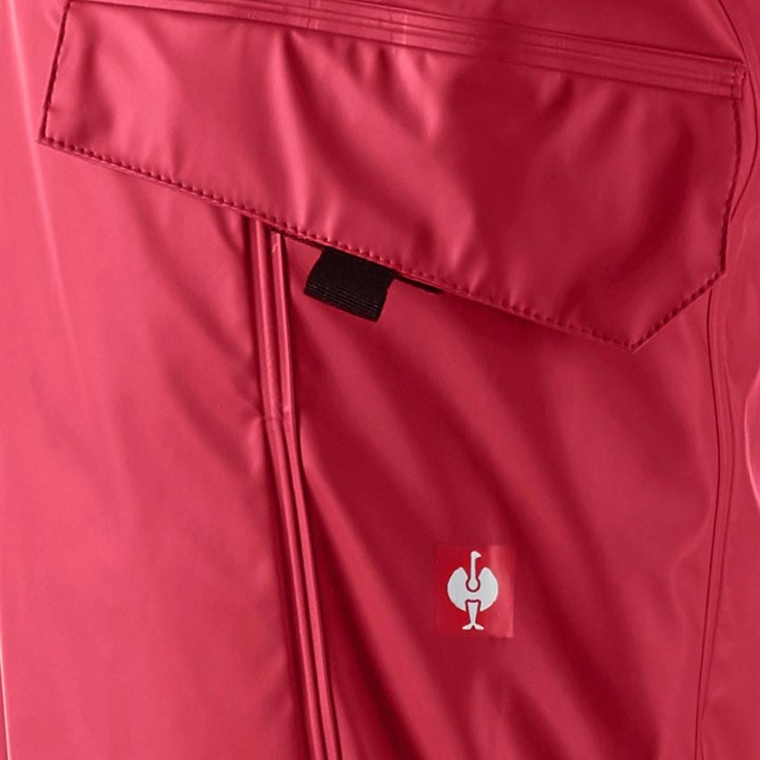 Pantaloni: Pantaloni antipioggia e.s.motion 2020 superflex + rosso fuoco/giallo fluo 2