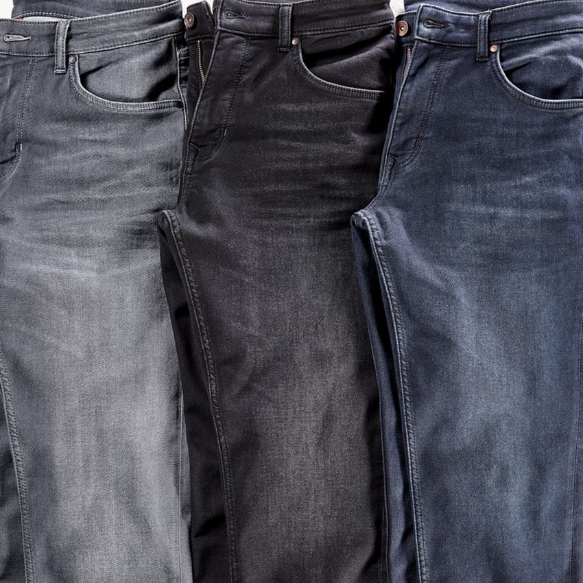Pantaloni: e.s. 5-Pocket-Jeans Jog-Denim + blackwashed 2