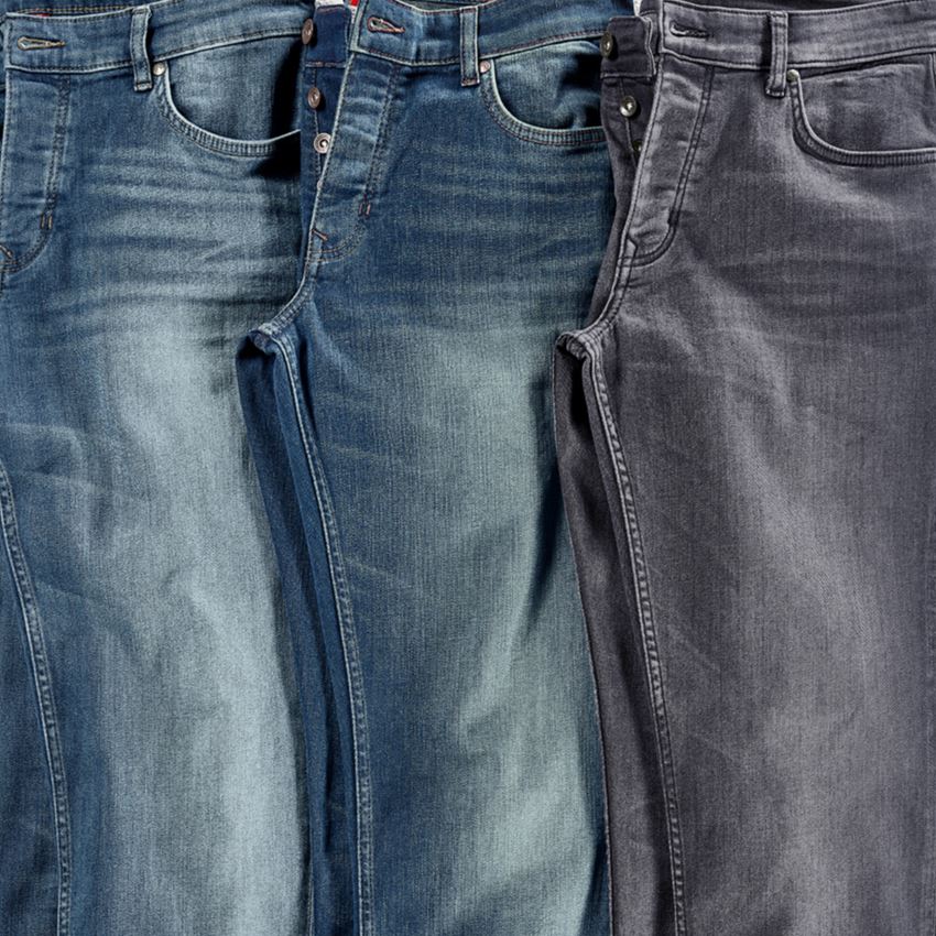 Temi: e.s. 5-Pocket-Stretch-Jeans, slim + mediumwashed 2