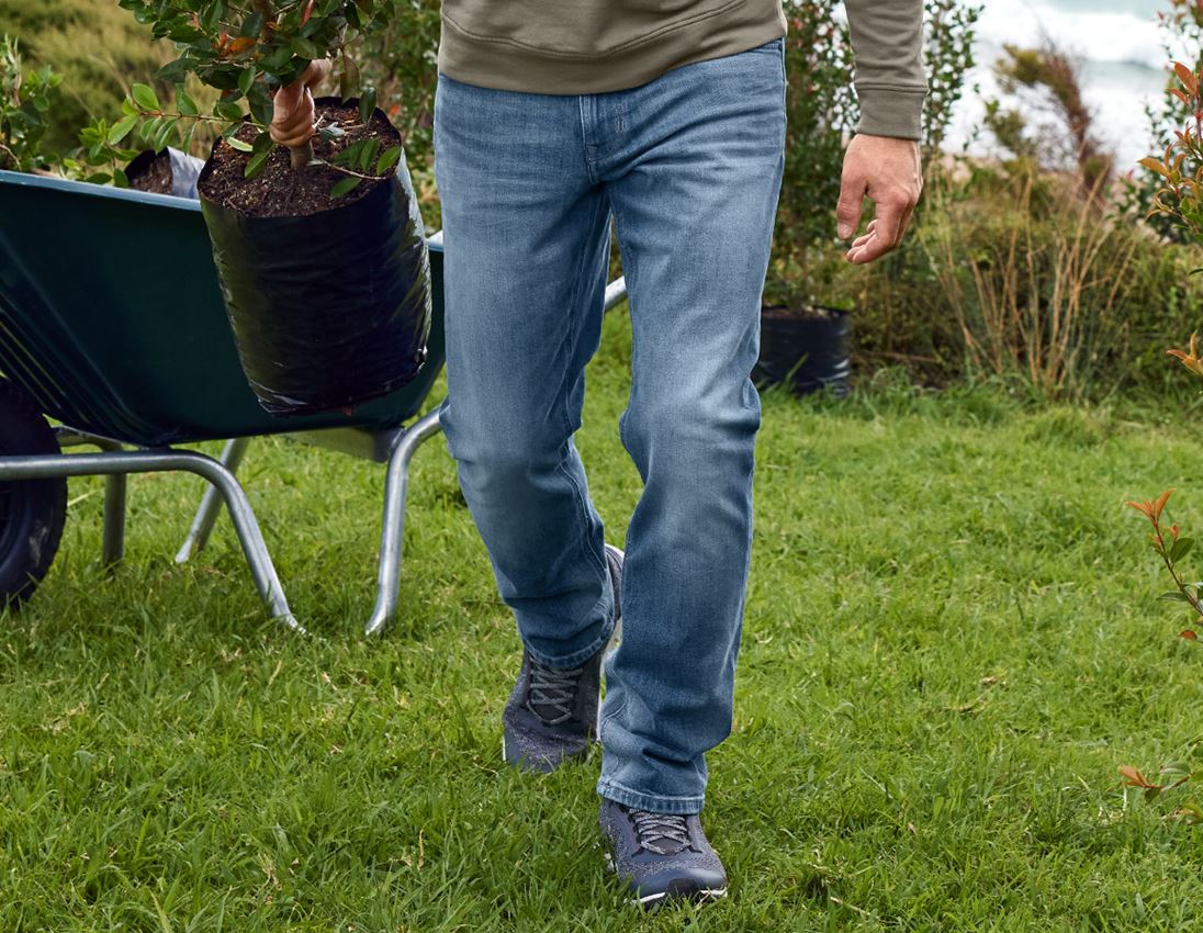 Pantaloni: e.s. 5-Pocket-Stretch-Jeans, straight + stonewashed 2
