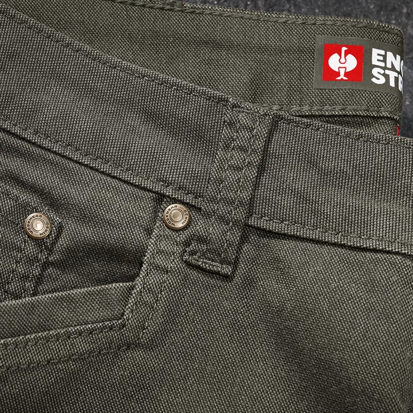 Pantaloni: Pantaloni 5-Pocket e.s.vintage + verde mimetico 2