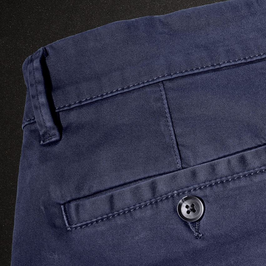 Pantaloni: e.s. pantaloni da lavoro 5-Pocket Chino + blu scuro 2