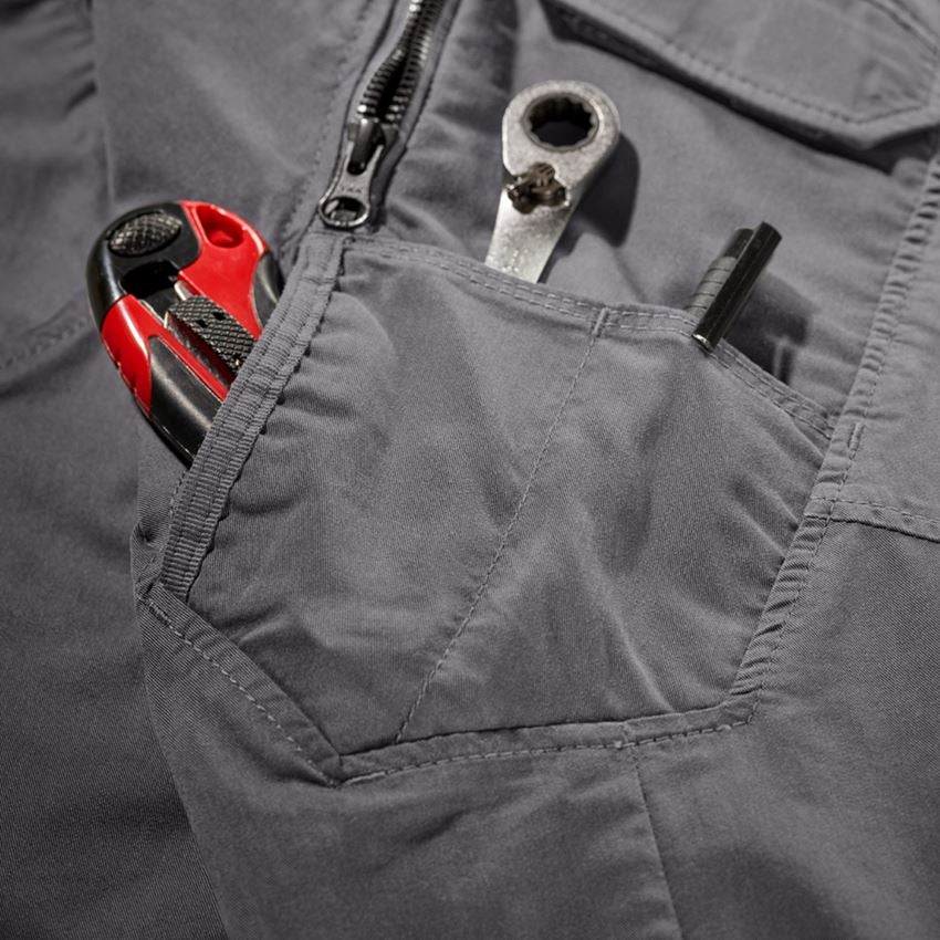 Pantaloni da lavoro: Pantaloni cargo e.s. ventura vintage, donna + grigio basalto 2