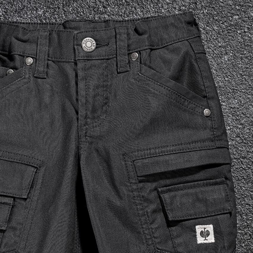 Pantaloni: Pantaloni cargo e.s.vintage, bambino + nero 2