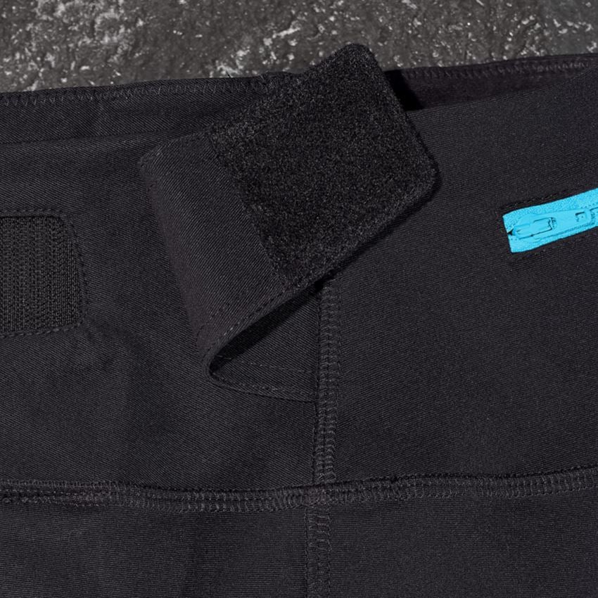 Pantaloni da lavoro: Leggings funzionali e.s.trail, donna + nero/turchese lapis 2