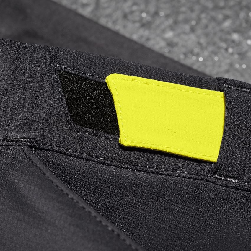 Pantaloni: Pantaloni funzionali e.s.trail, bambino + nero/giallo acido 2
