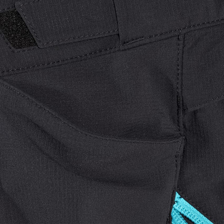 Pantaloni: Pantaloni funzionali e.s.trail, bambino + nero/turchese lapis 2