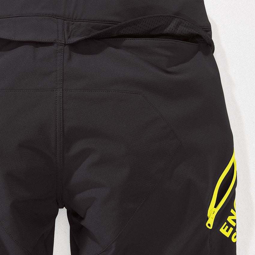 Pantaloni: Short funzionali e.s.trail + nero/giallo acido 2