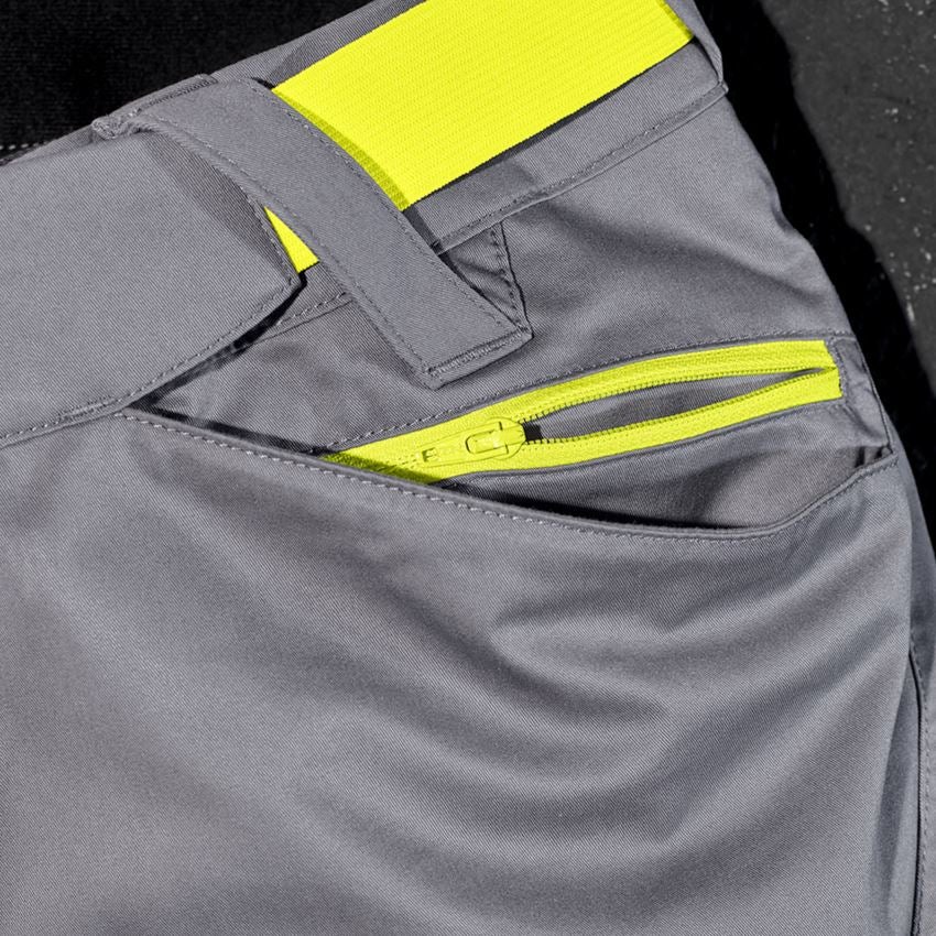 Temi: Pantaloni cargo e.s.trail + grigio basalto/giallo acido 2