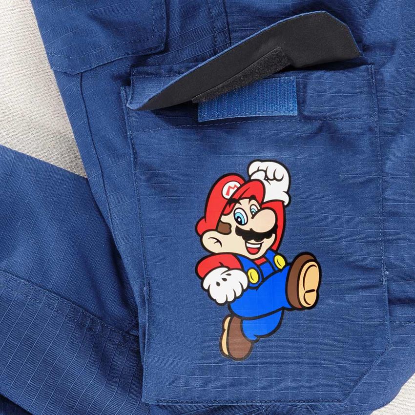 Collaborazioni: Pantaloni cargo Super Mario, bambino + blu alcalino 2
