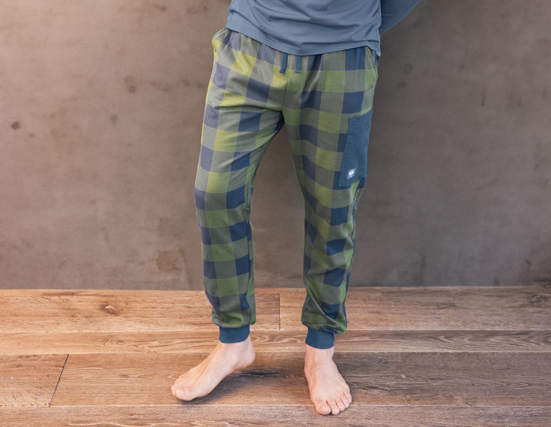 Accessori: e.s. pantaloni Pyjama + verde montagna/blu ossido