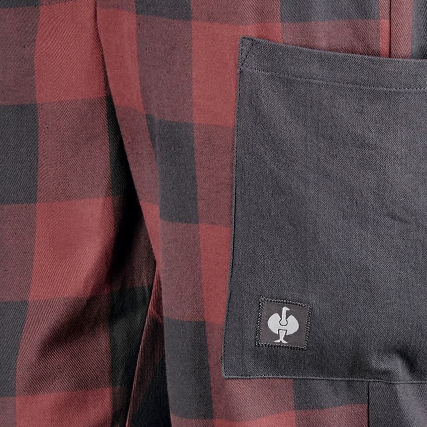 Accessori: e.s. pantaloni Pyjama, donna + rosso ossido/grigio carbone 2