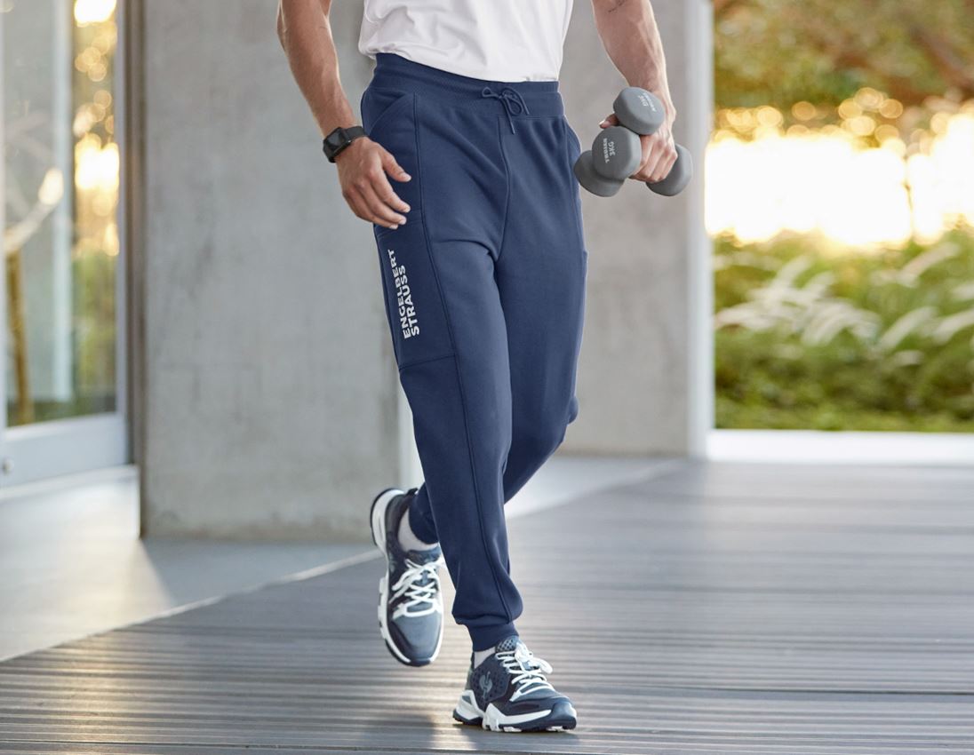 Abbigliamento: Sweat Pants light e.s.trail + blu profondo/bianco 3