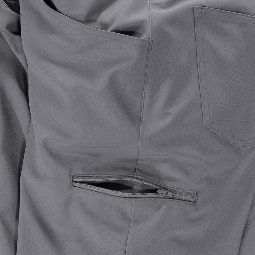 Temi: Pantaloni da lavoro 5-Pocket Chino e.s.work&travel + grigio basalto 2