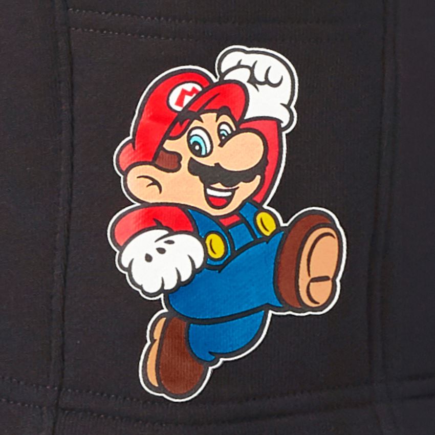 Abbigliamento: Super Mario Sweat short, bambino + nero 2